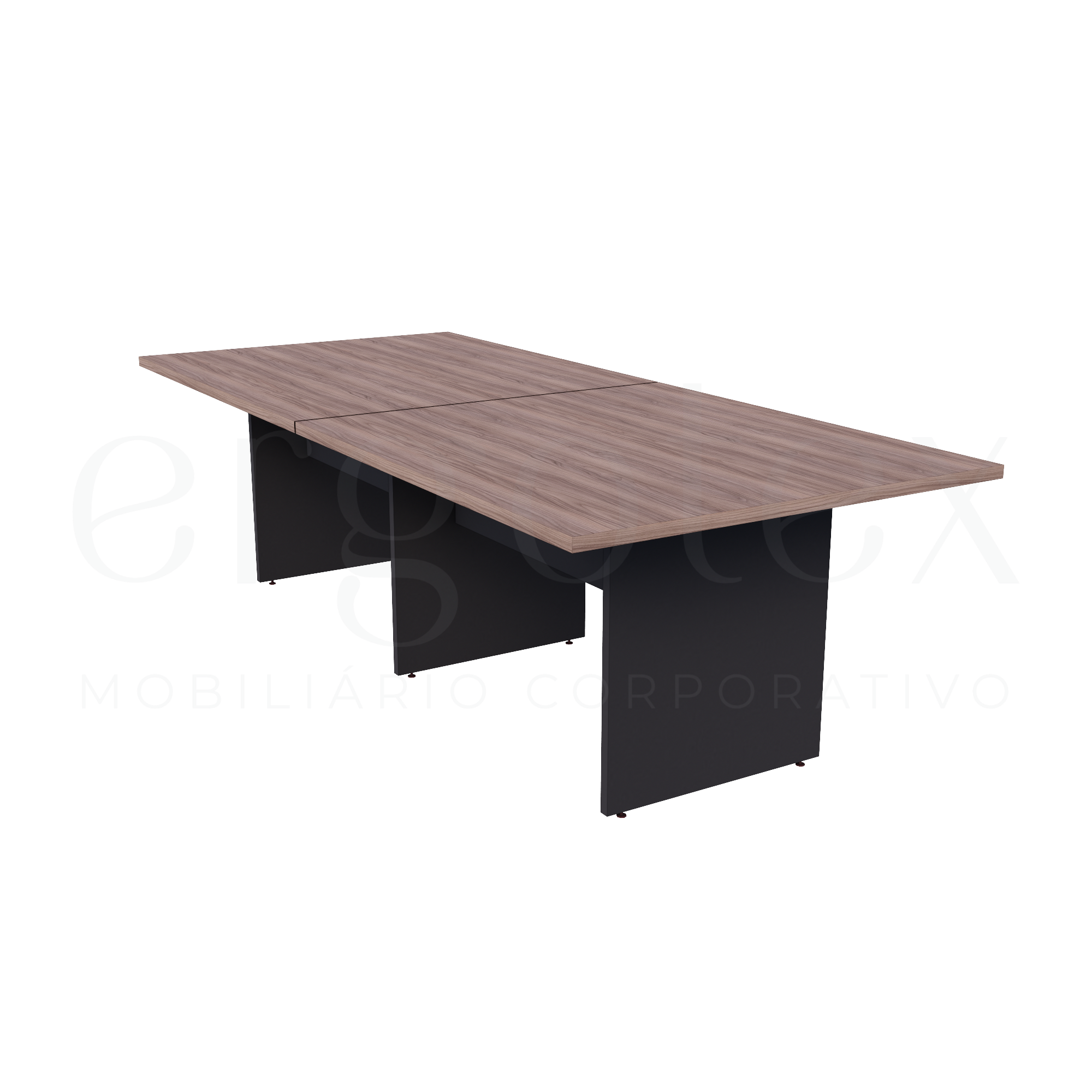 Mesa de Reunião Escritório Bipartida 30mm