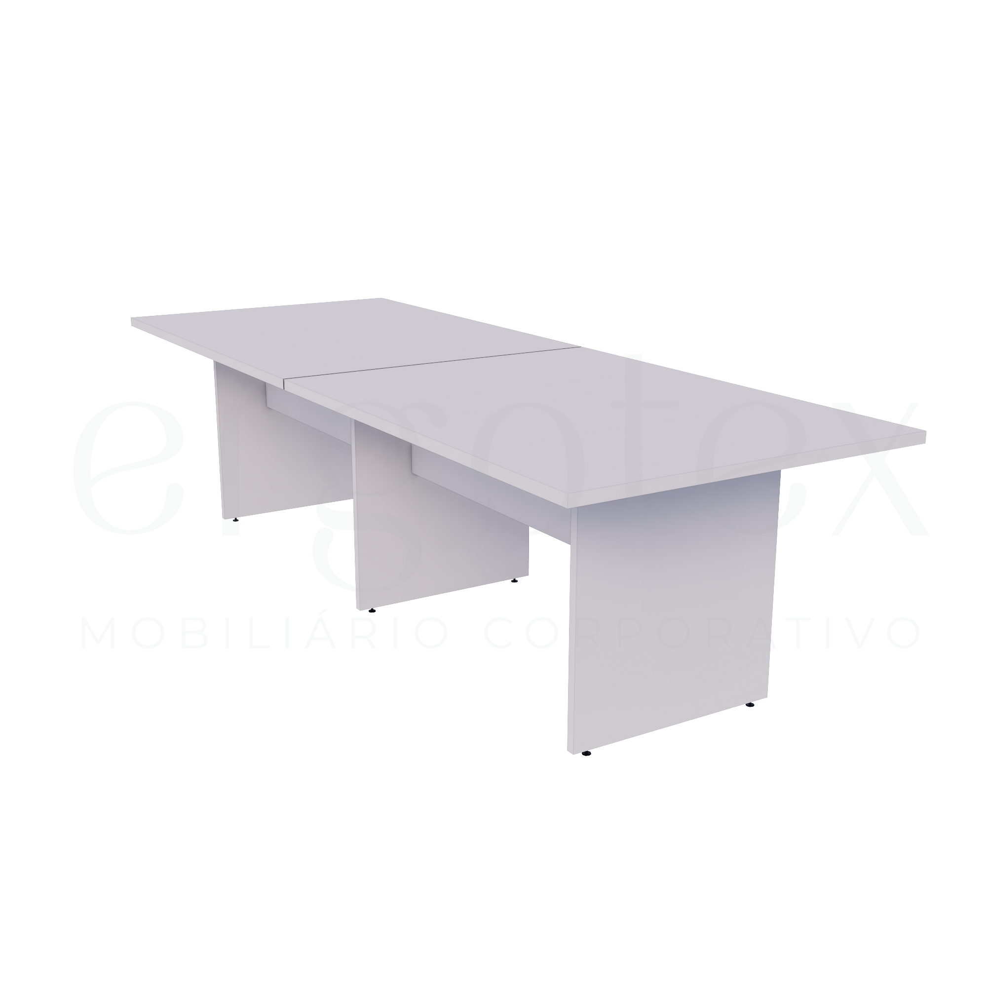 Mesa de Reunião Escritório Bipartida 30mm