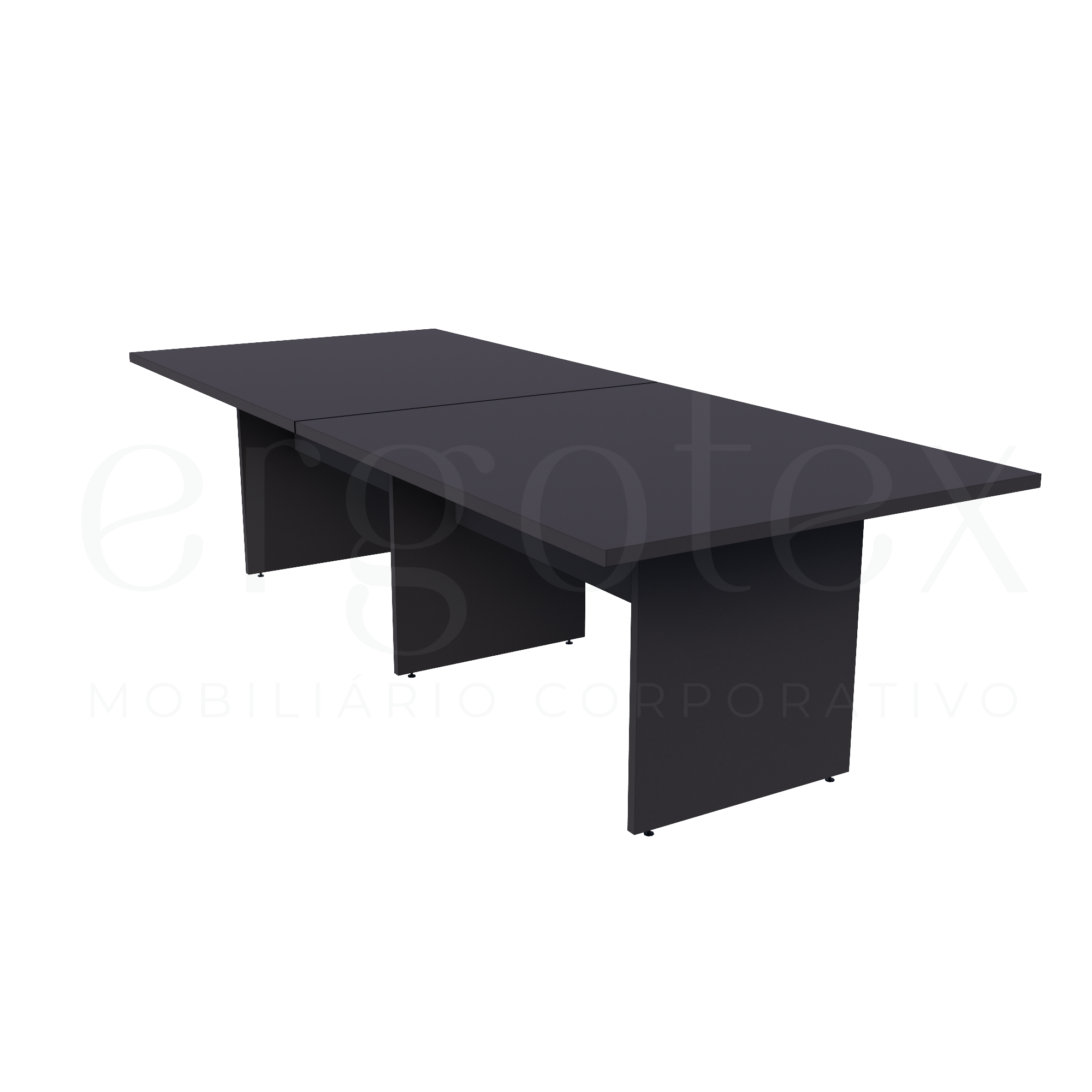 Mesa de Reunião Escritório Bipartida 30mm