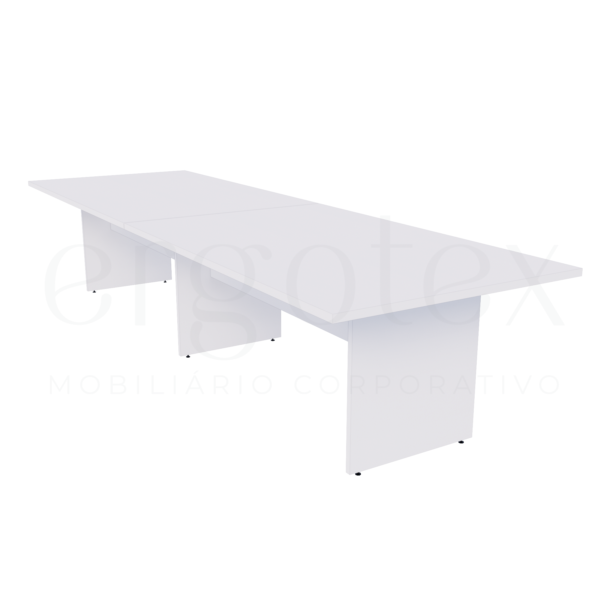Mesa de Reunião Escritório Bipartida 30mm