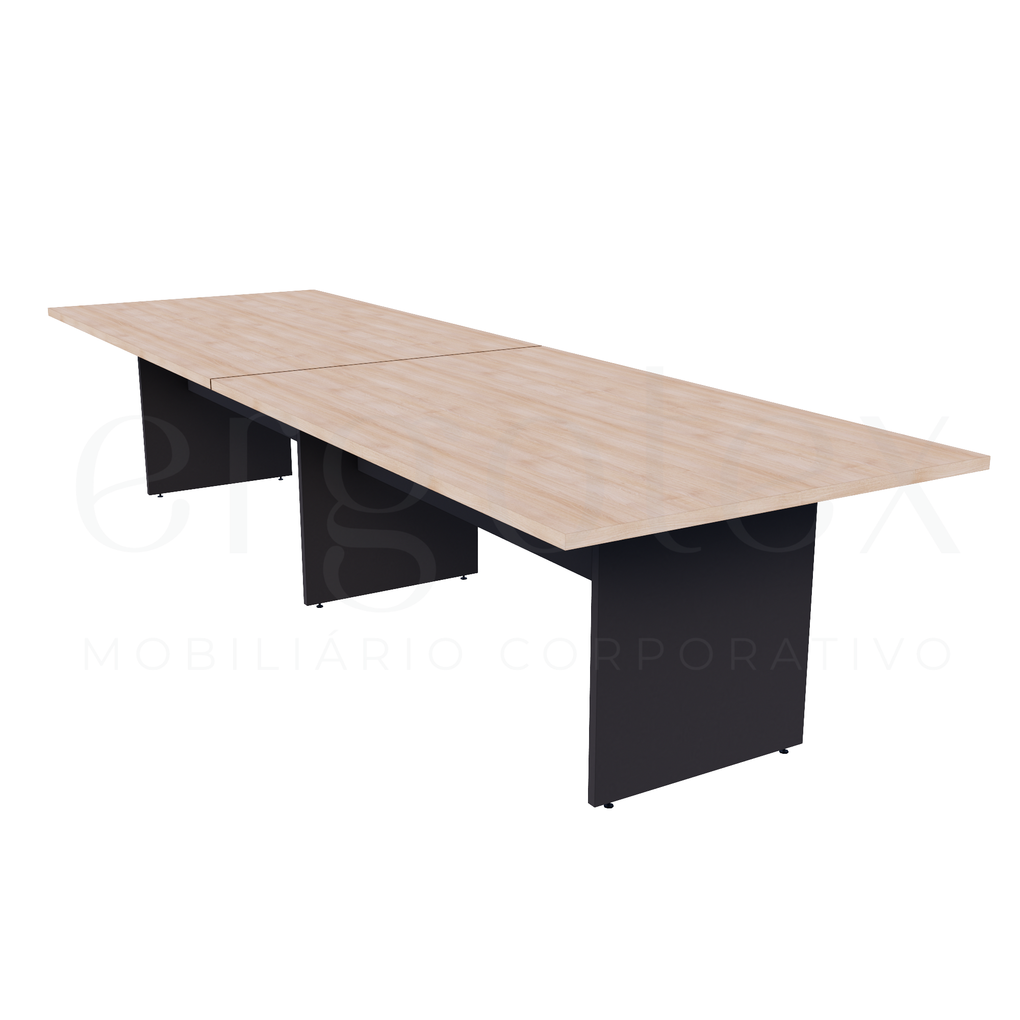 Mesa de Reunião Escritório Bipartida 30mm