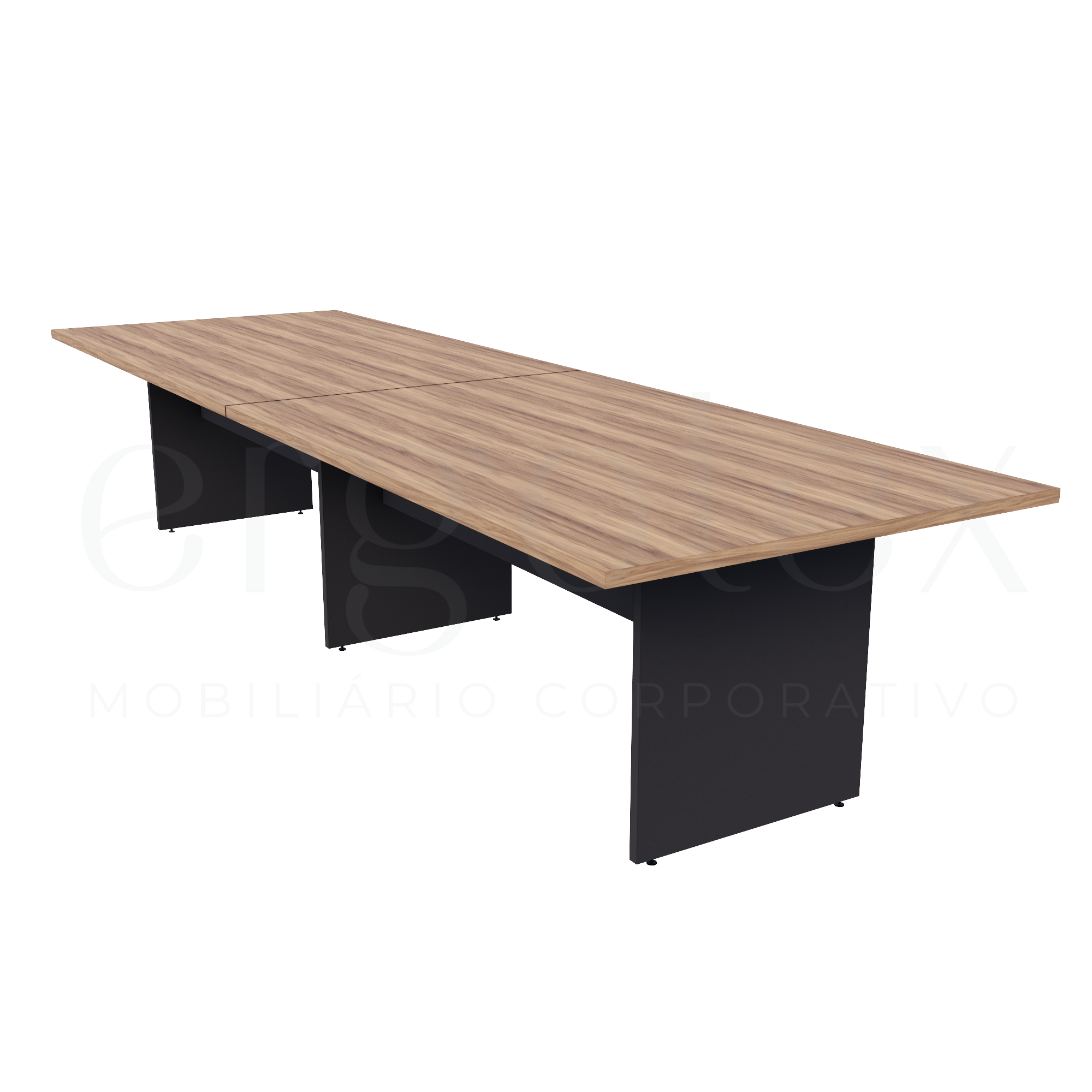 Mesa de Reunião Escritório Bipartida 30mm