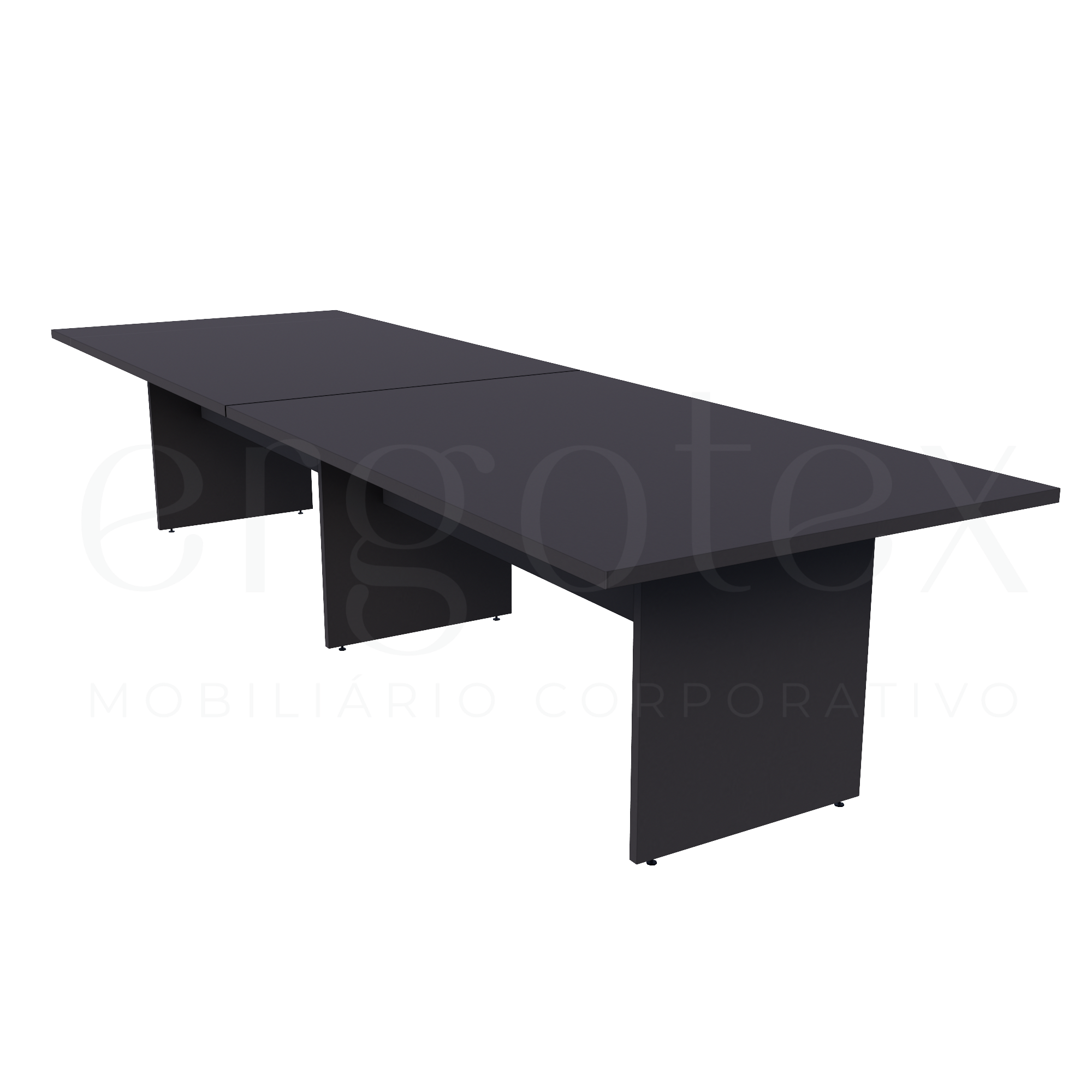 Mesa de Reunião Escritório Bipartida 30mm