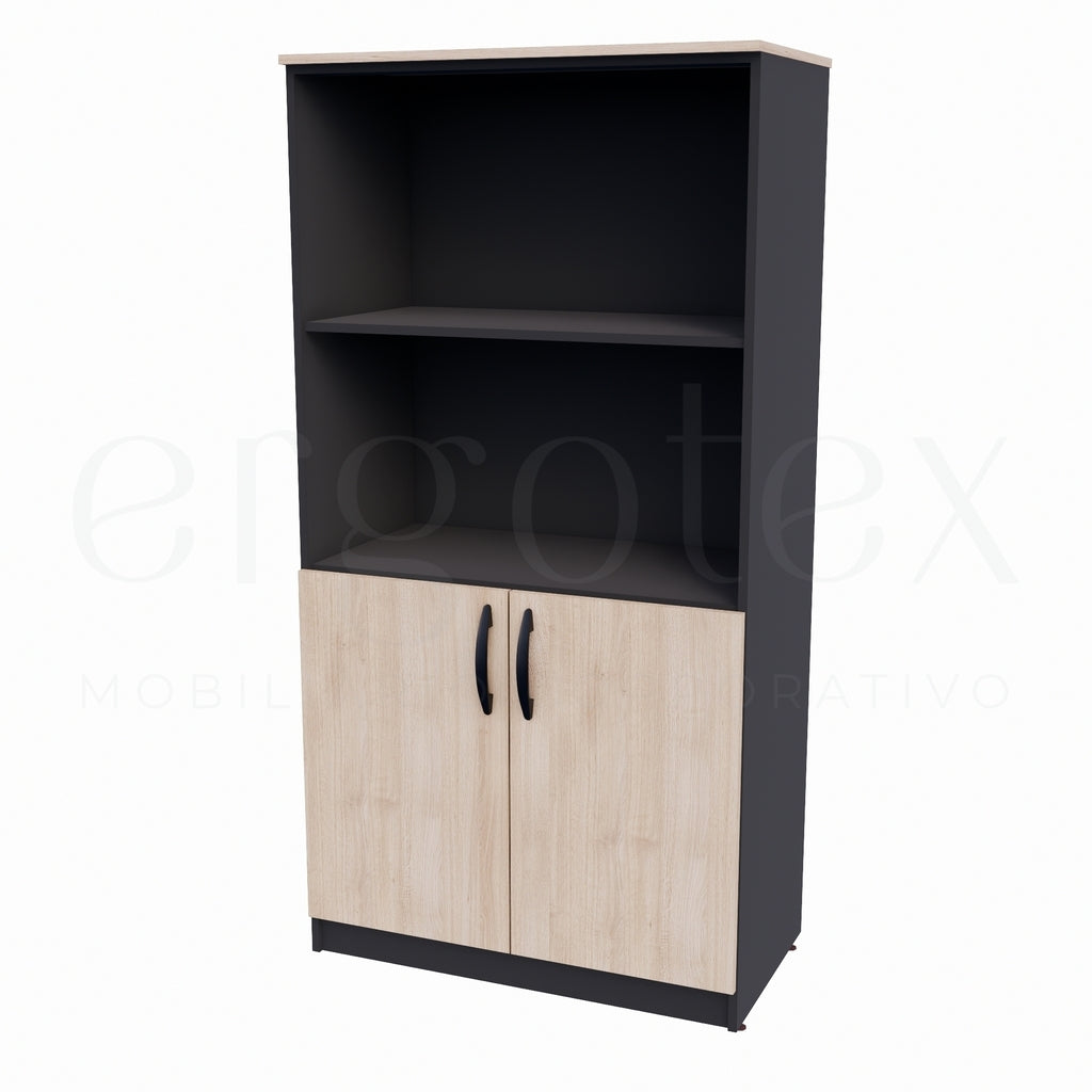 Armario Estante Escritorio 2 Portas Soft 15mm