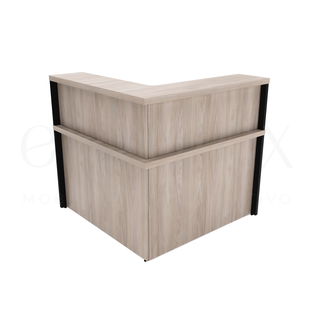 Balcao de Atendimento em L Tampo 30mm