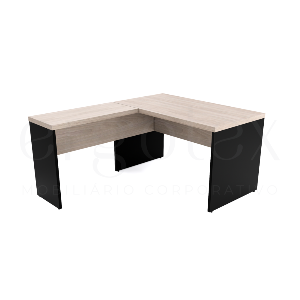 130 Mesa em L Escritorio Tampo 40mm