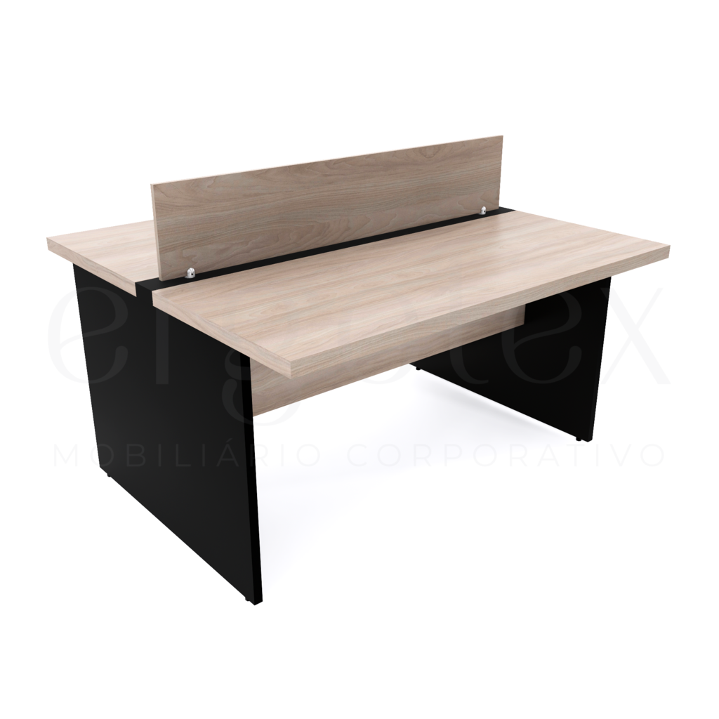 140 Plataforma de Trabalho 2 Lugares Tampo 40mm