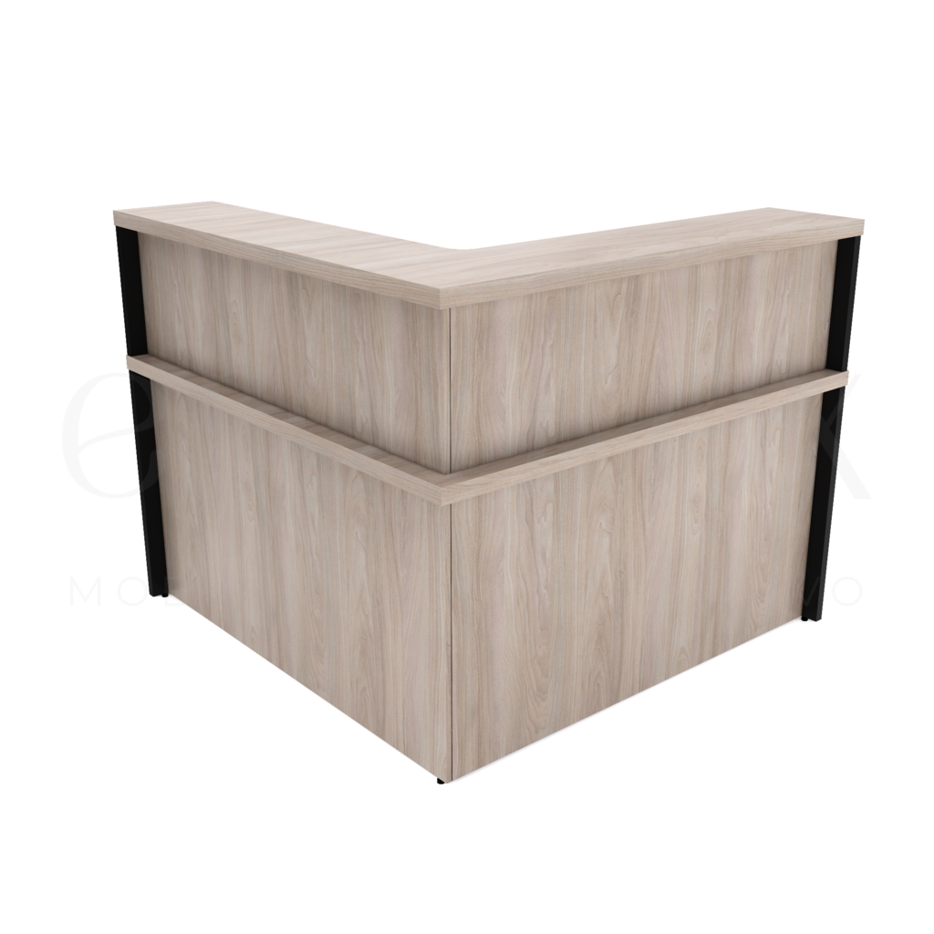 Balcao de Atendimento em L Tampo 30mm