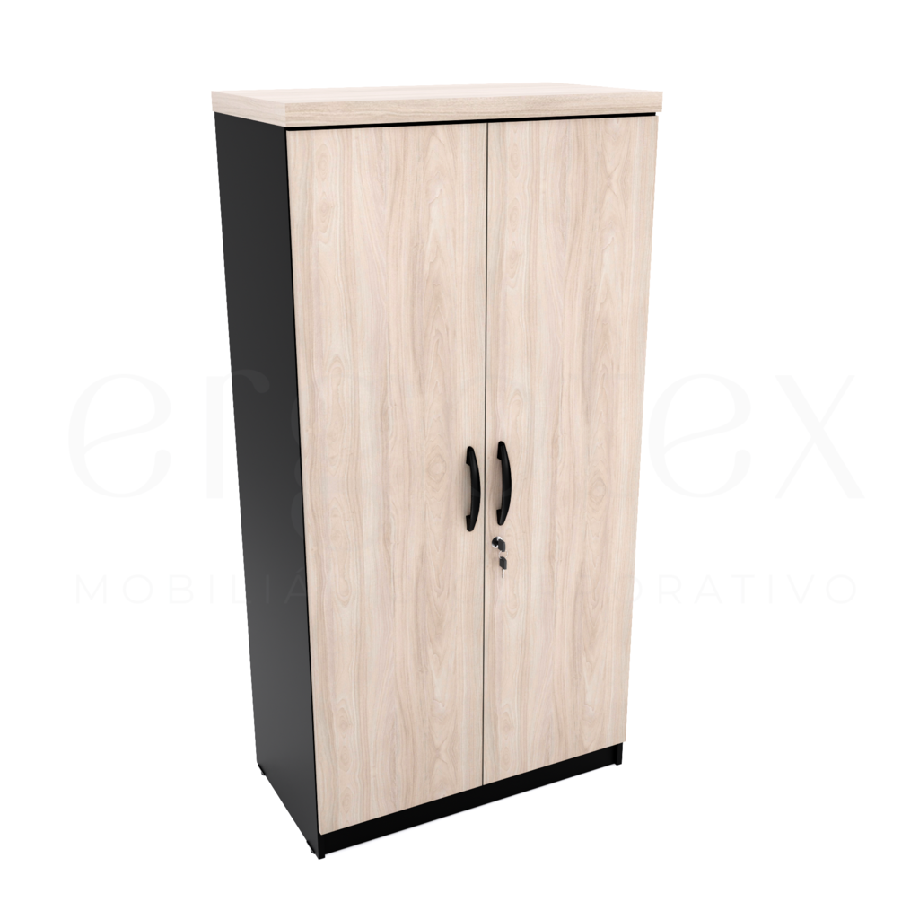 Armario Alto Escritorio 2 portas Tampo 30mm