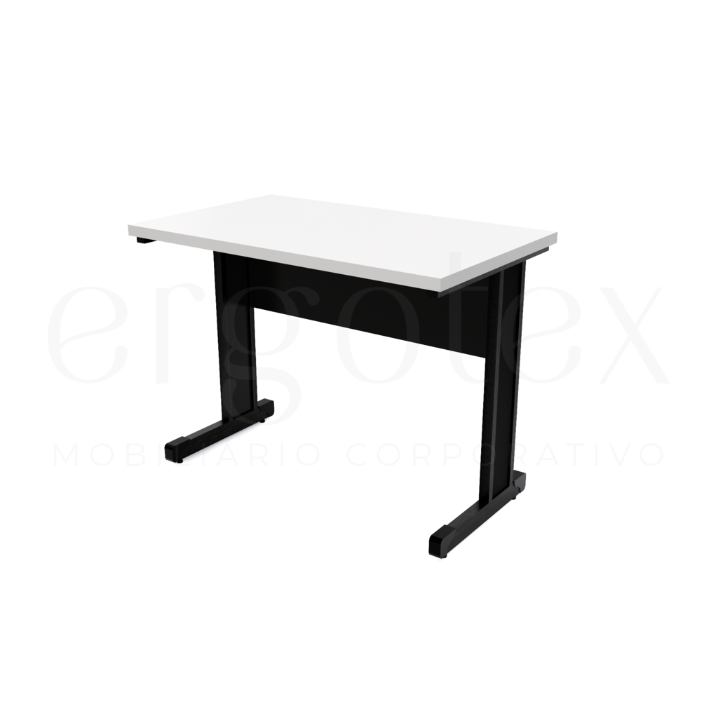 100 Mesa Reta Escritorio Tampo 30mm