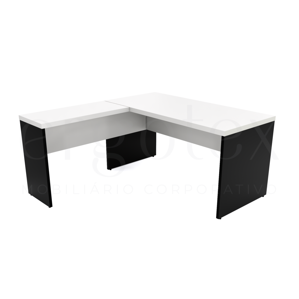 130 Mesa em L Escritorio Tampo 40mm
