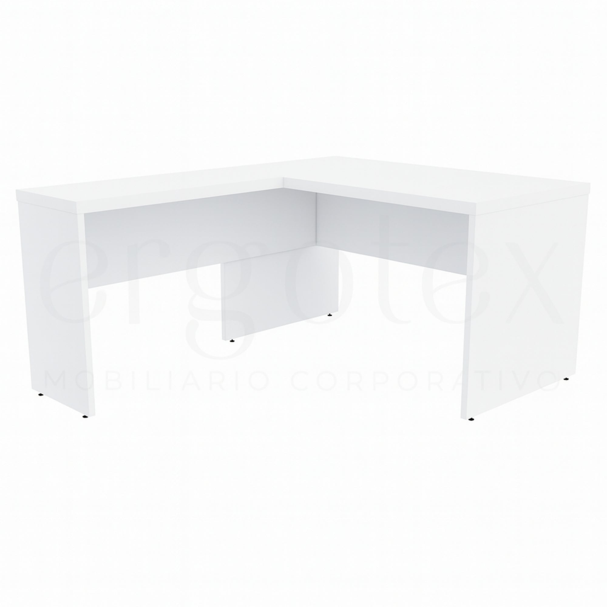 Mesa em L Escritório Tampo 40mm