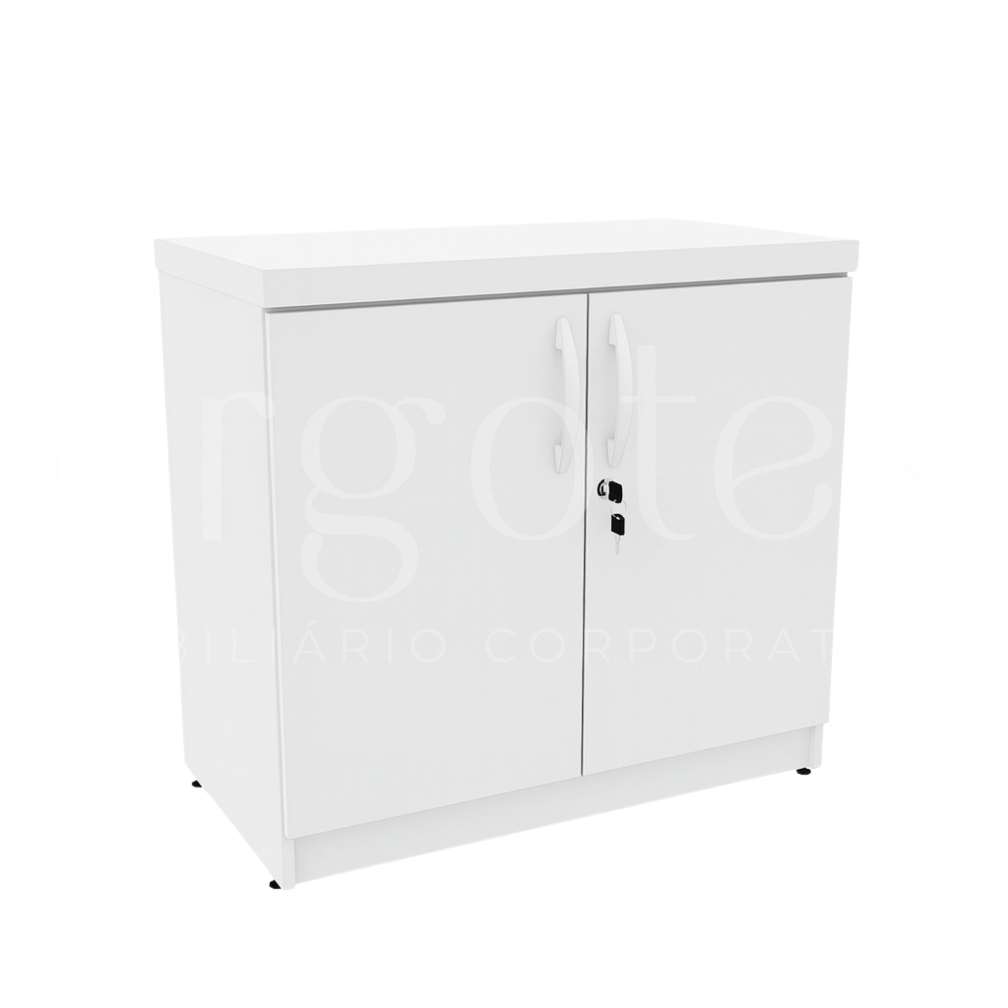 Balcão de Escritório 2 Portas Tampo 30mm