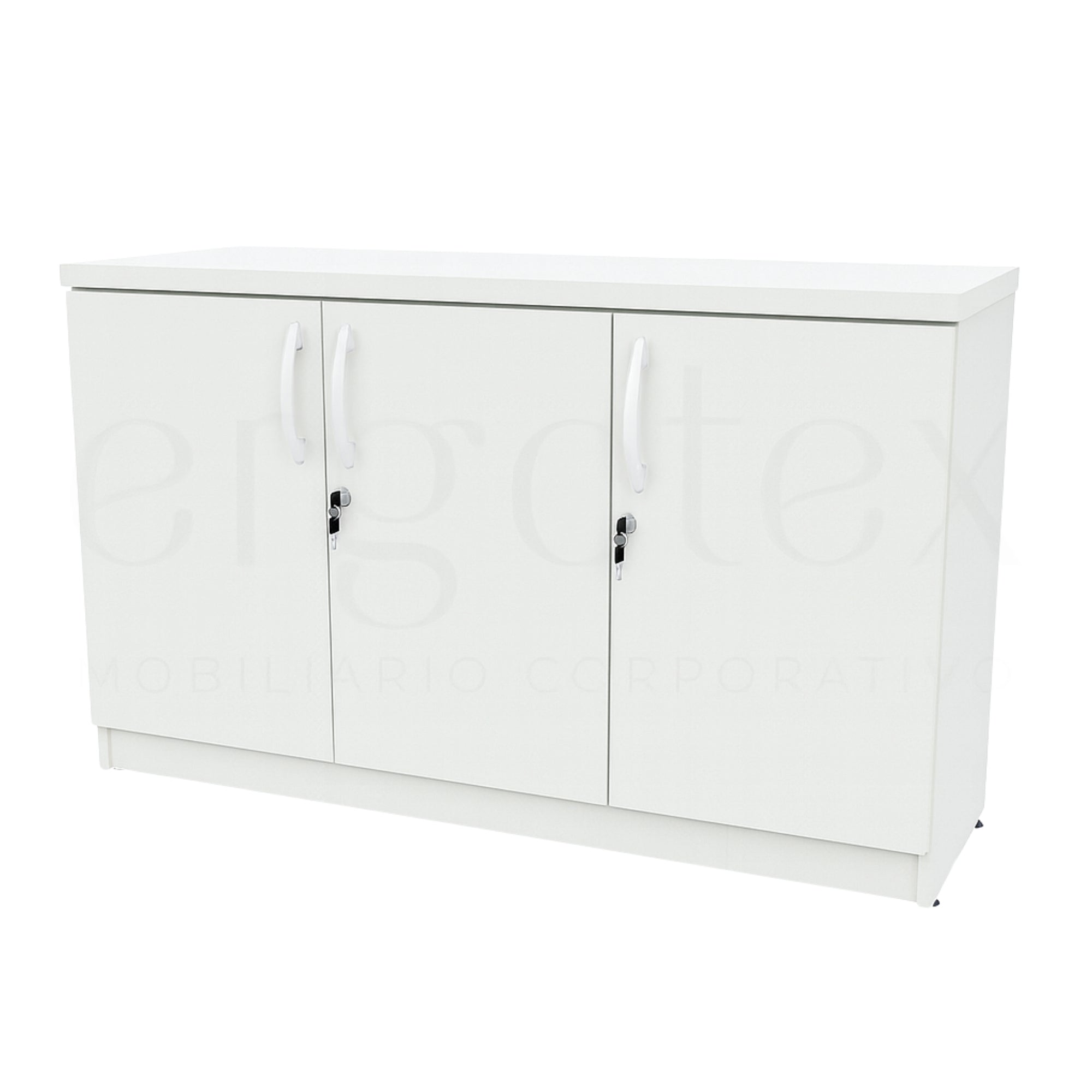 Balcão de Escritório 3 Portas Tampo 30mm