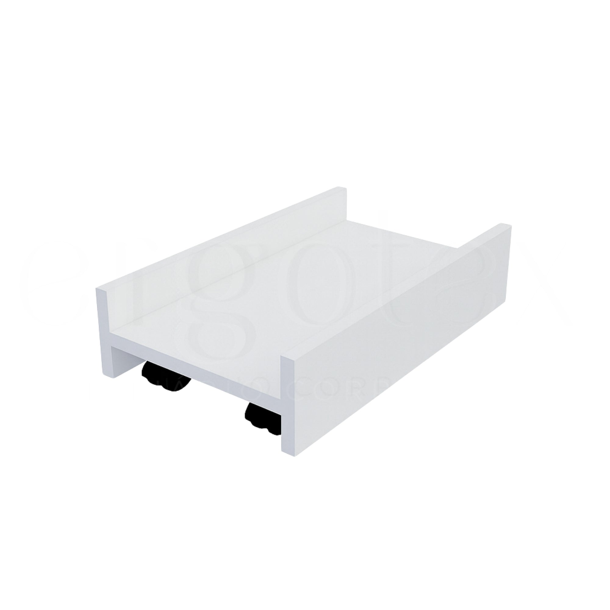 Suporte CPU com Rodízios Soft 15mm