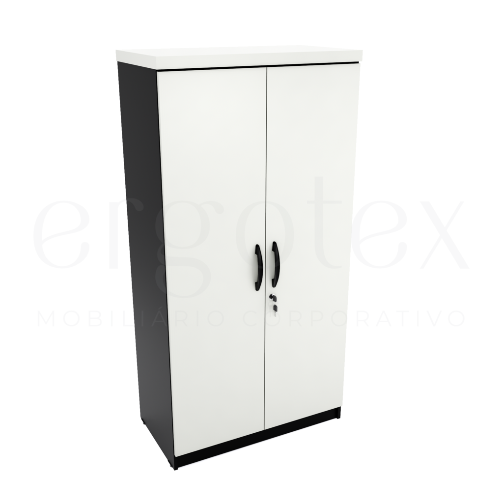 Armario Alto Escritorio 2 portas Tampo 40mm