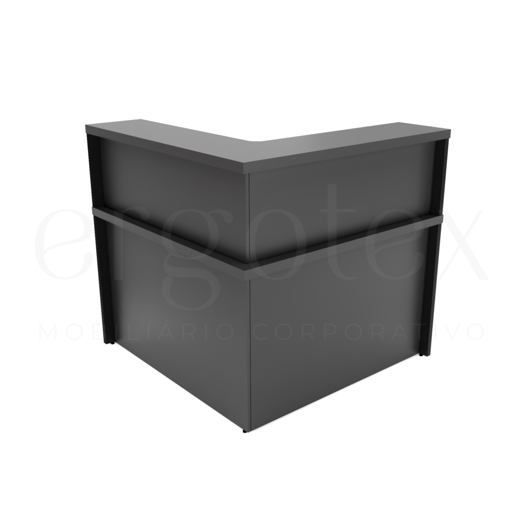 120 Balcao de Atendimento em L Tampo 40mm