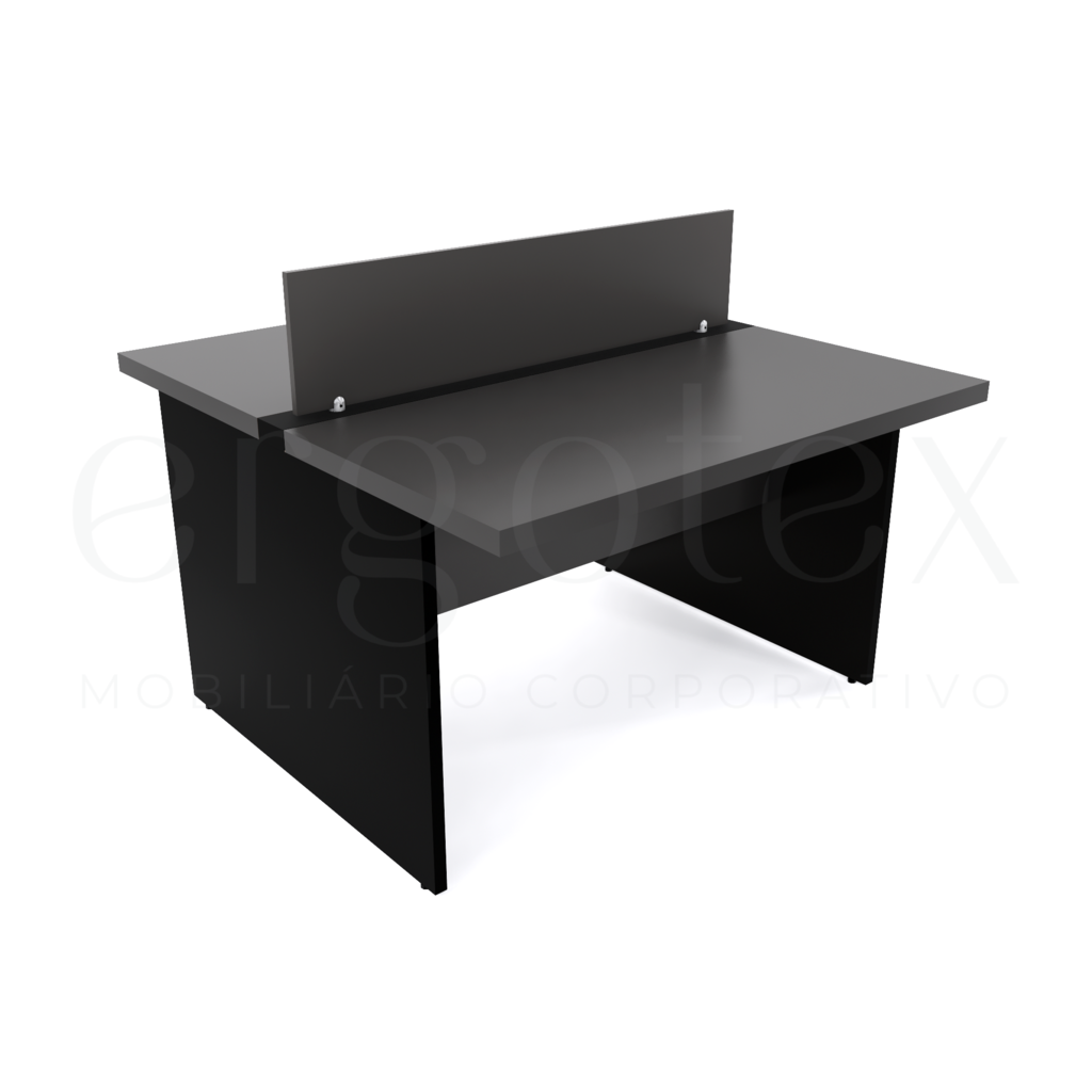 120 Plataforma de Trabalho 2 Lugares Tampo 40mm