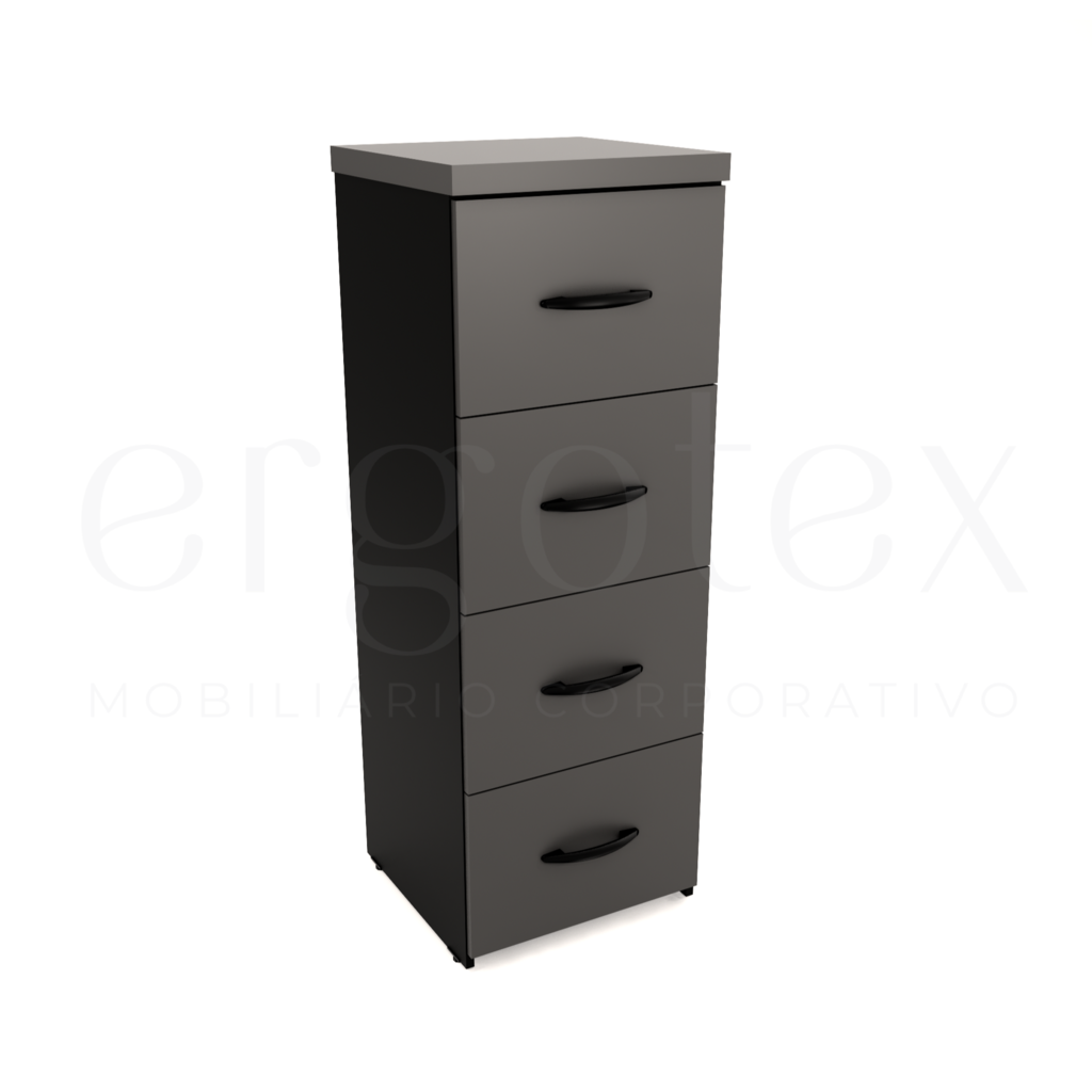 Arquivo para Pasta Suspensa com 4 Gavetas Tampo 30mm