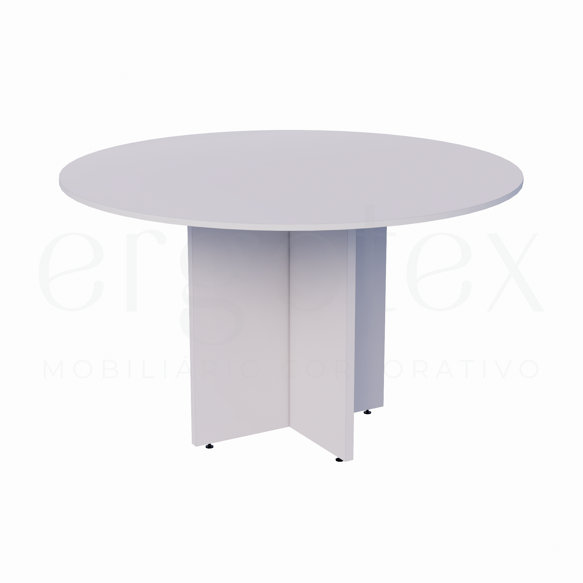 Mesa Reunião Redonda Soft 15mm