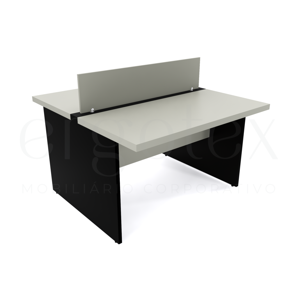 120 Plataforma de Trabalho 2 Lugares Tampo 30mm