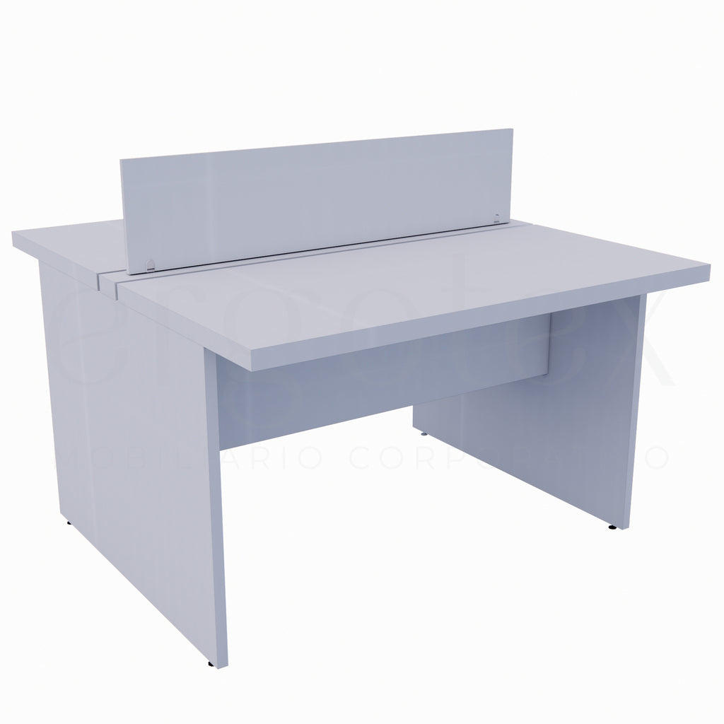 120 Plataforma de Trabalho 2 Lugares Tampo 40mm