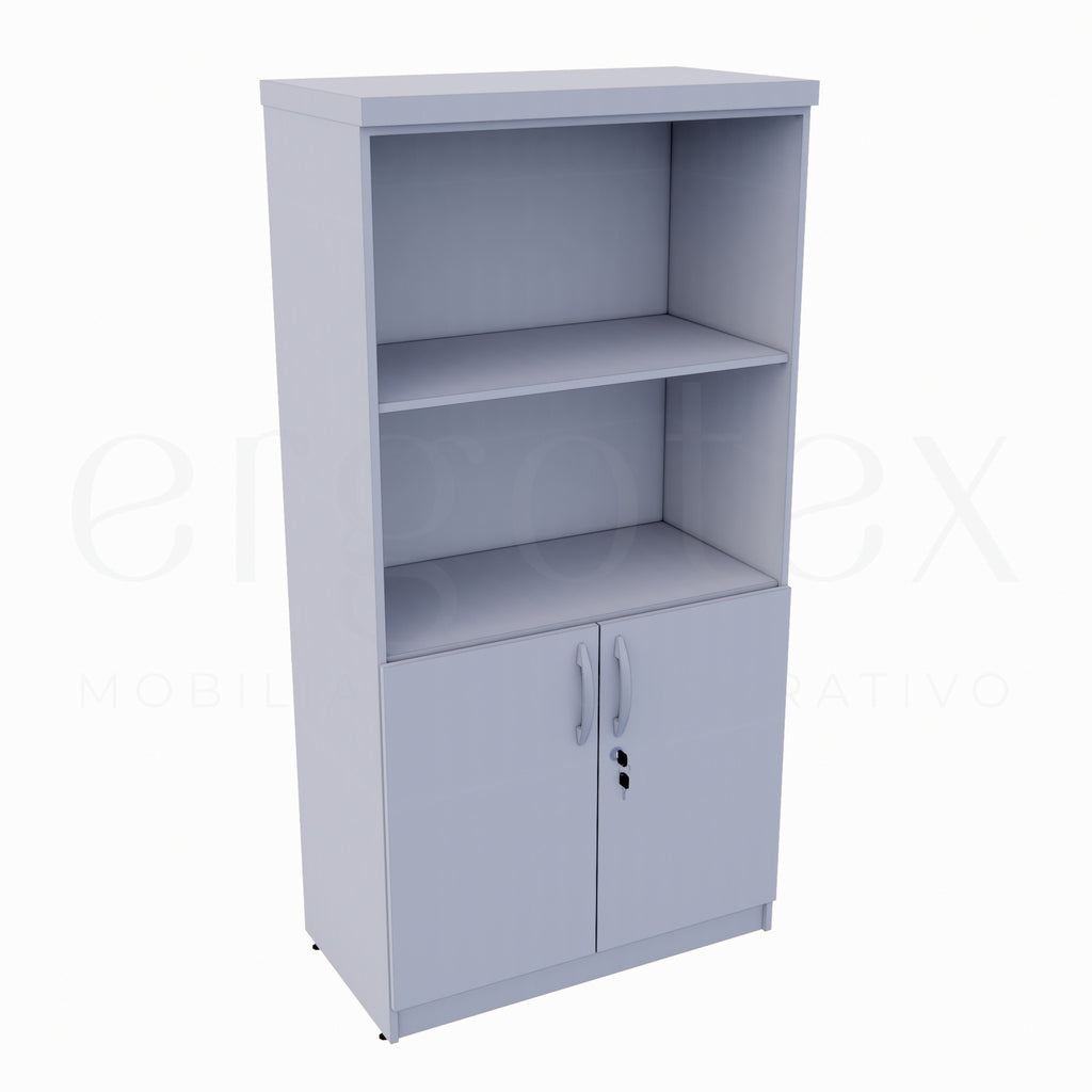 Armario Estante Escritorio 2 Portas Tampo 30mm