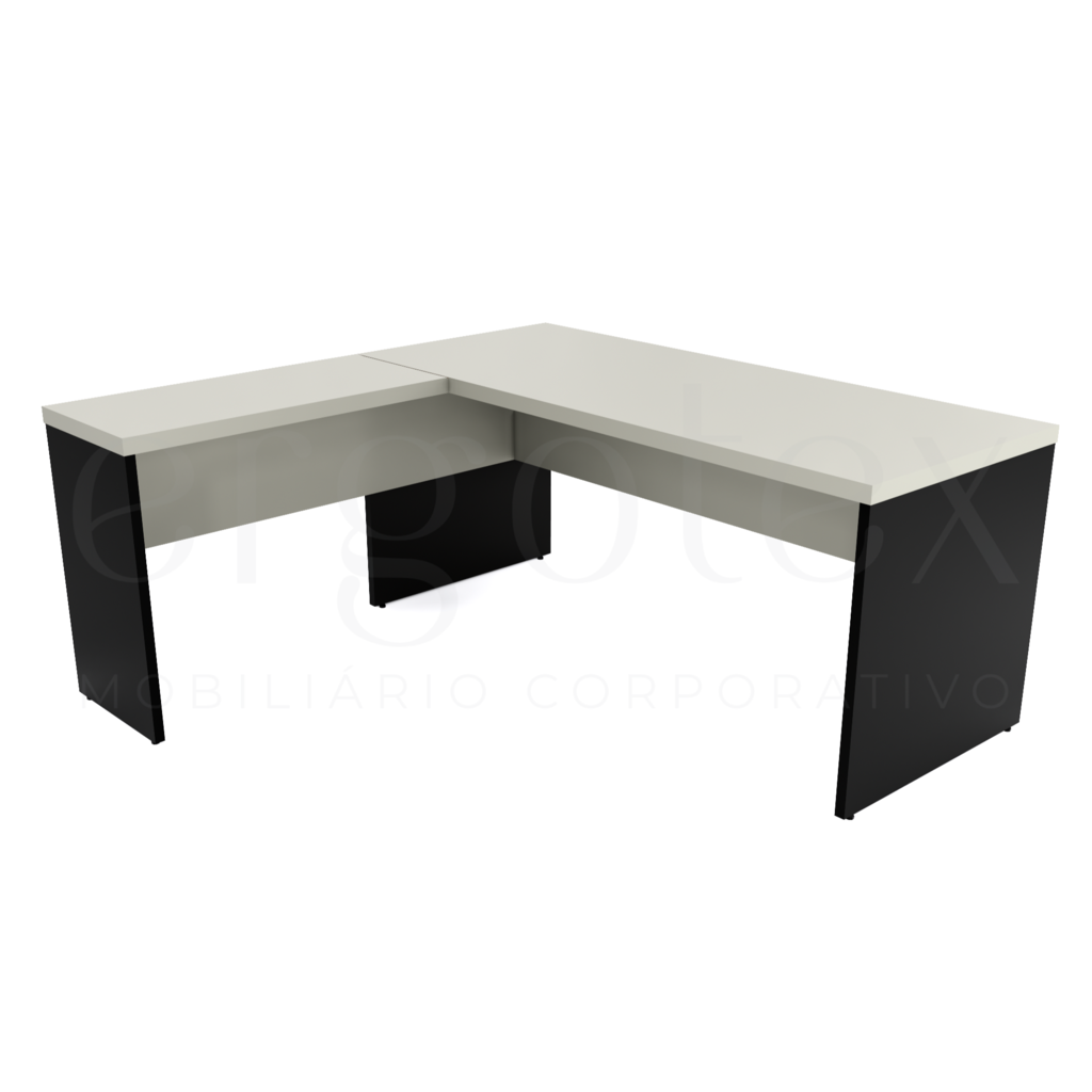 160 Mesa em L Escritorio Tampo 40mm