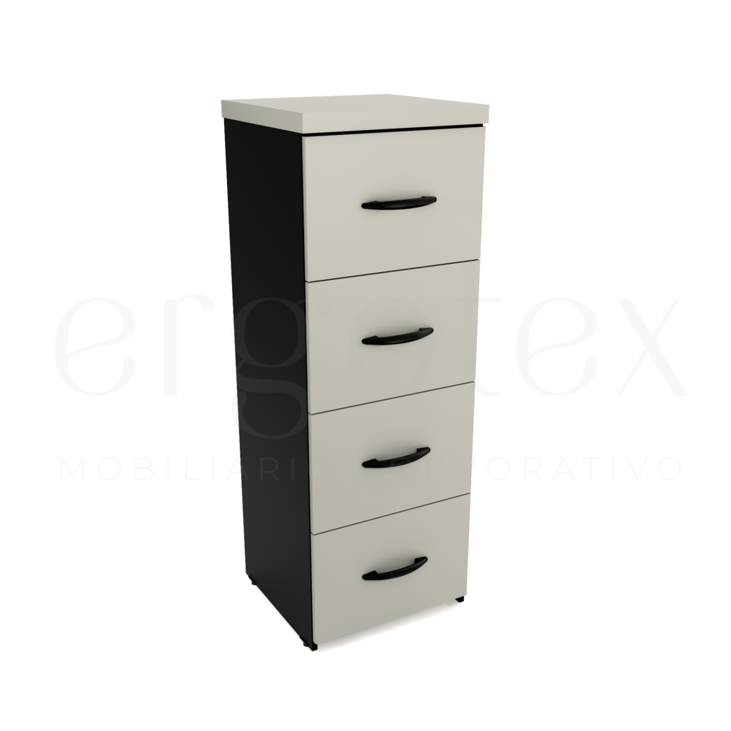 Arquivo para Pasta Suspensa com 4 Gavetas Tampo 30mm