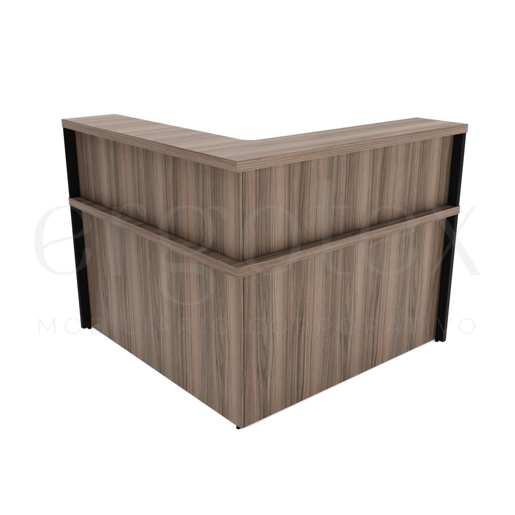 Balcao de Atendimento em L Tampo 30mm