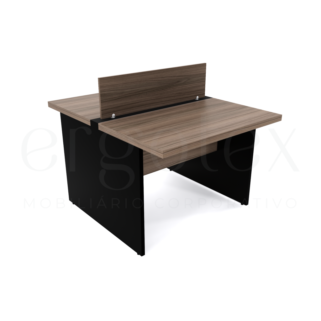 100 Plataforma de Trabalho 2 Lugares Tampo 30mm