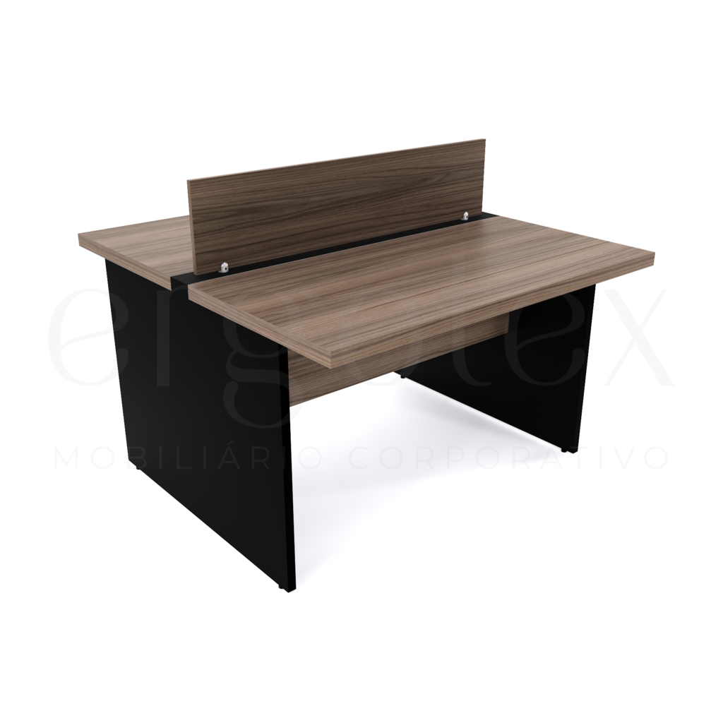 120 Plataforma de Trabalho 2 Lugares Tampo 40mm