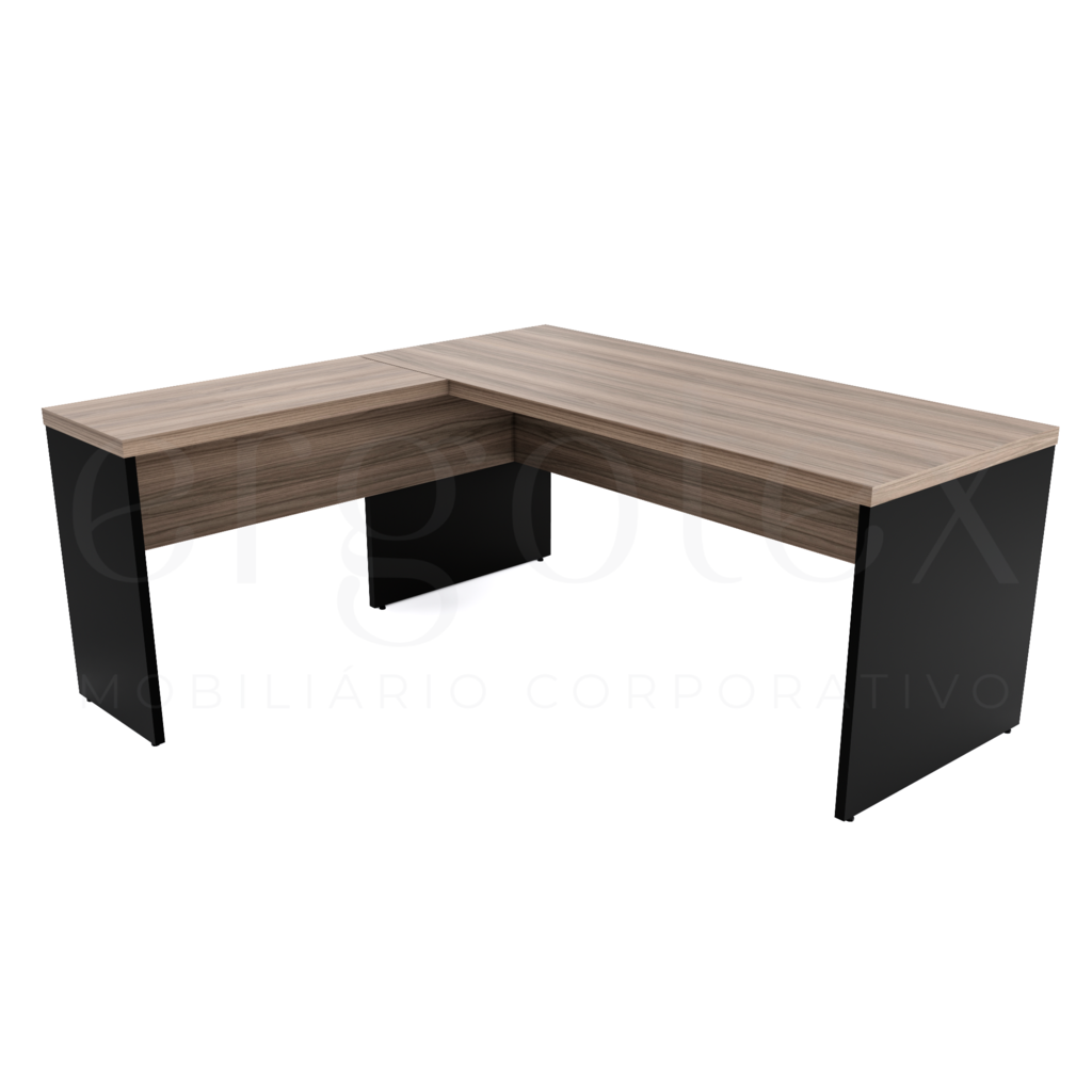 160 Mesa em L Escritorio Tampo 40mm