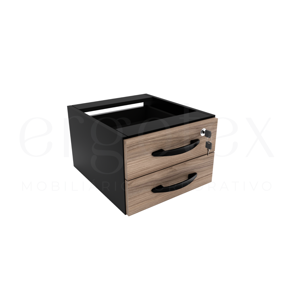 Gaveteiro Fixo 2 Gavetas
