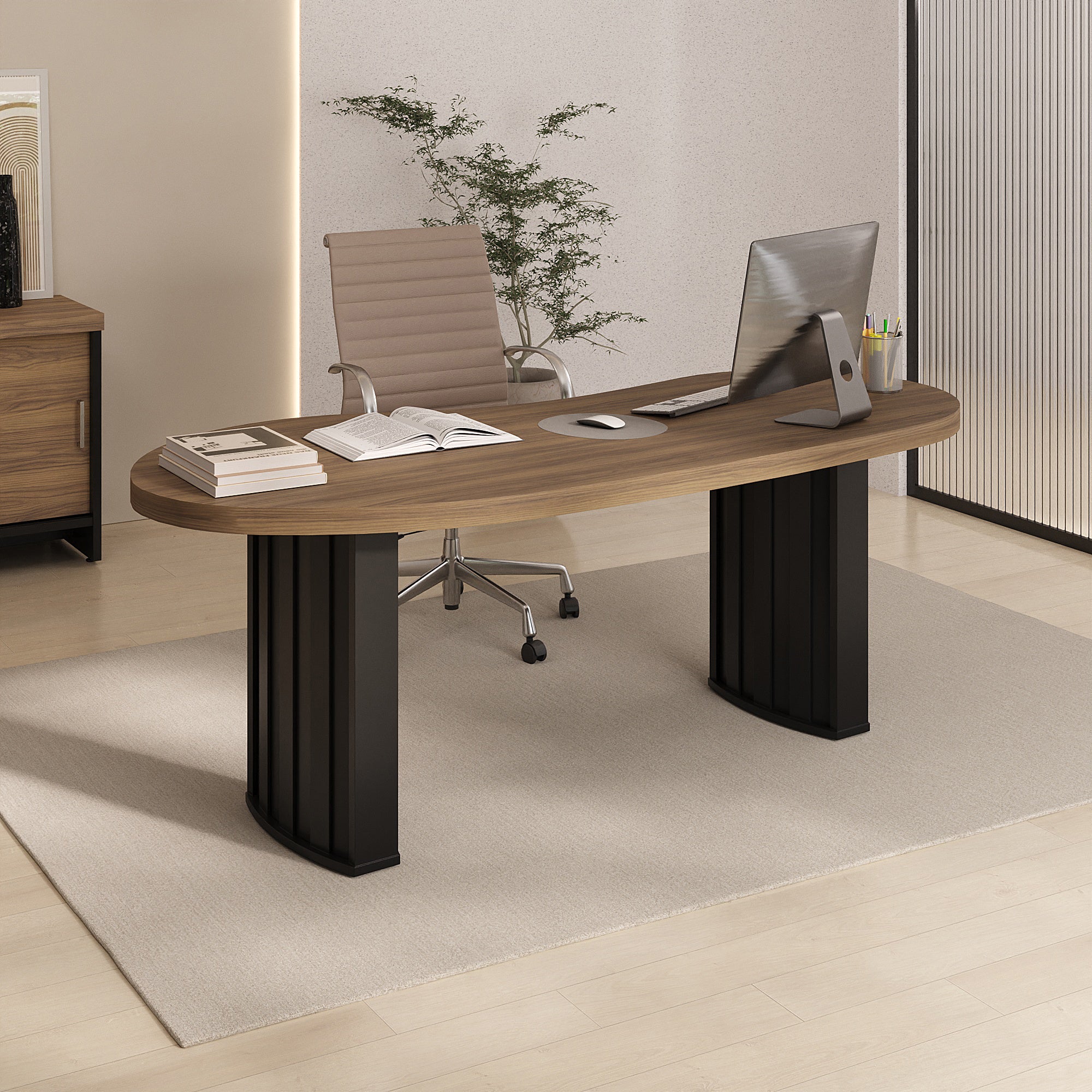 Mesa Escritório Organic Tampo 50mm