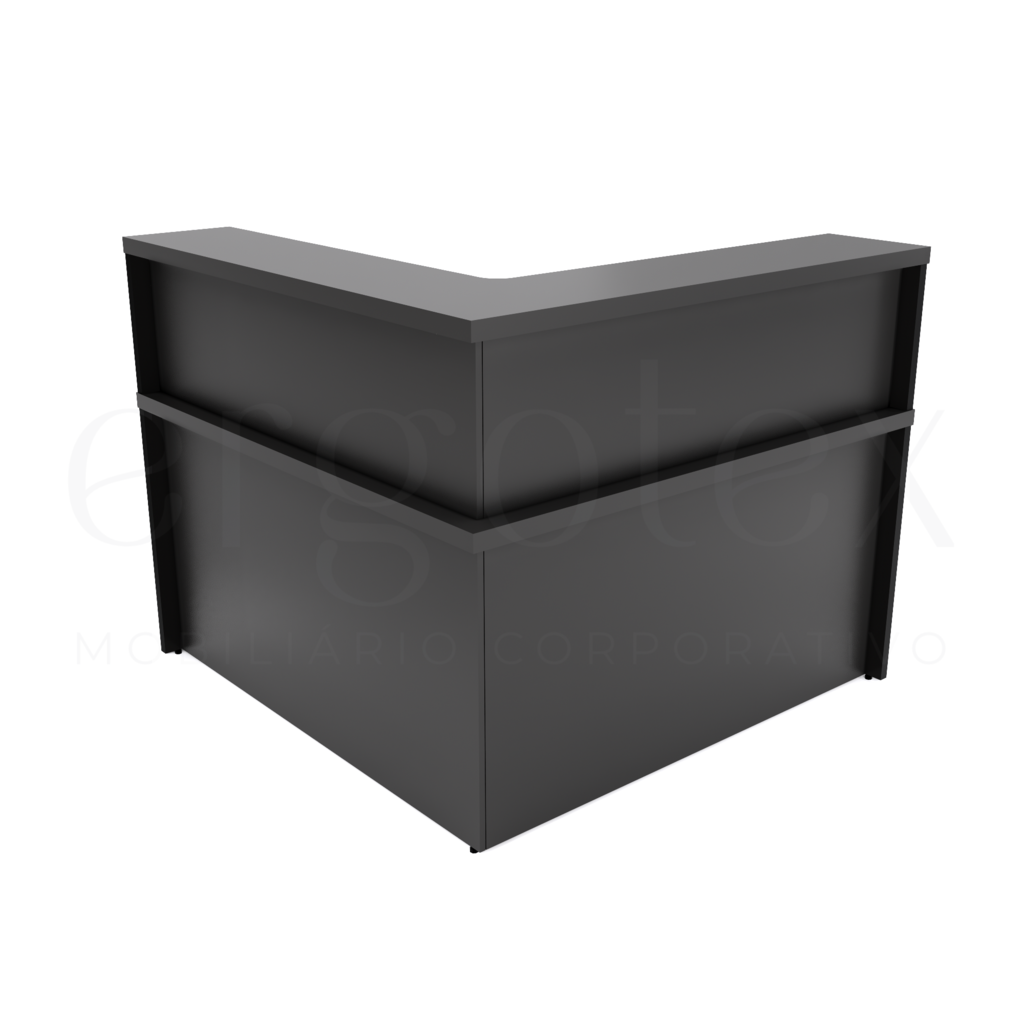 140 Balcao de Atendimento em L Tampo 40mm