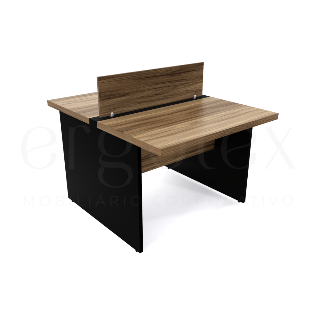 100 Plataforma de Trabalho 2 Lugares Tampo 30mm