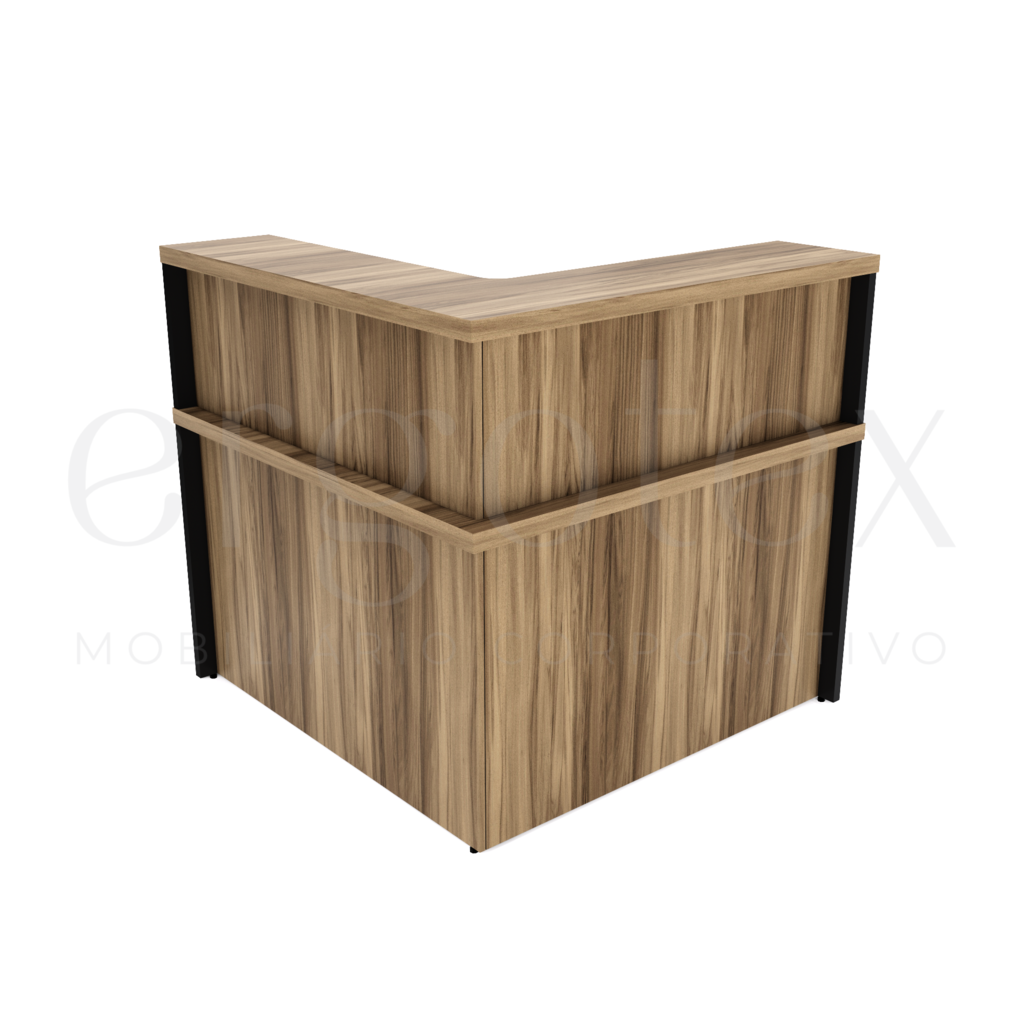 120 Balcao de Atendimento em L Tampo 40mm