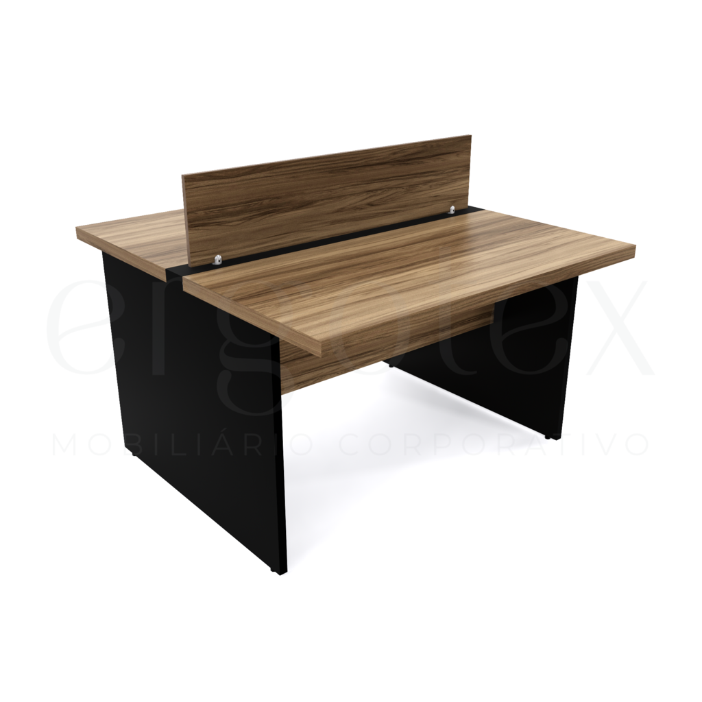 120 Plataforma de Trabalho 2 Lugares Tampo 30mm