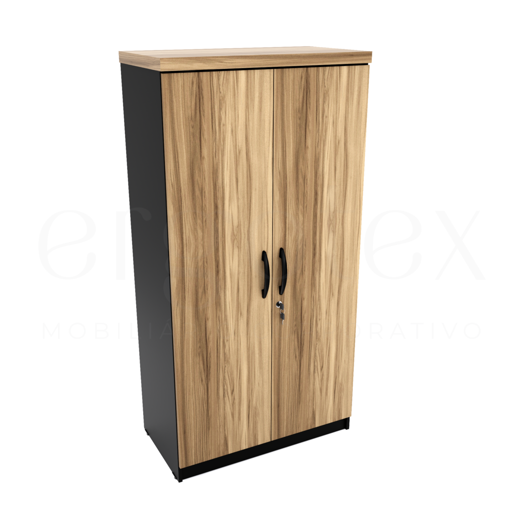 Armario Alto Escritorio 2 portas Tampo 30mm