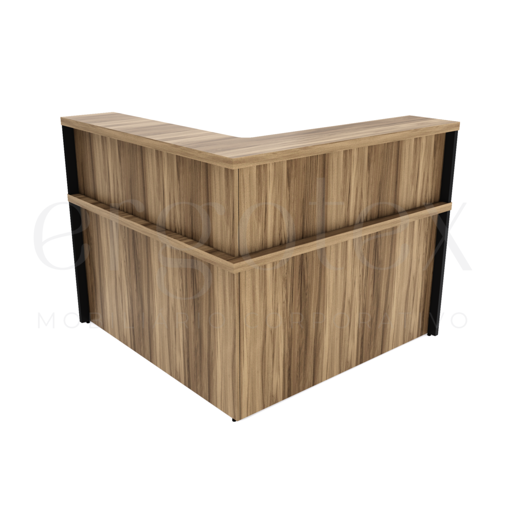 Balcao de Atendimento em L Tampo 30mm