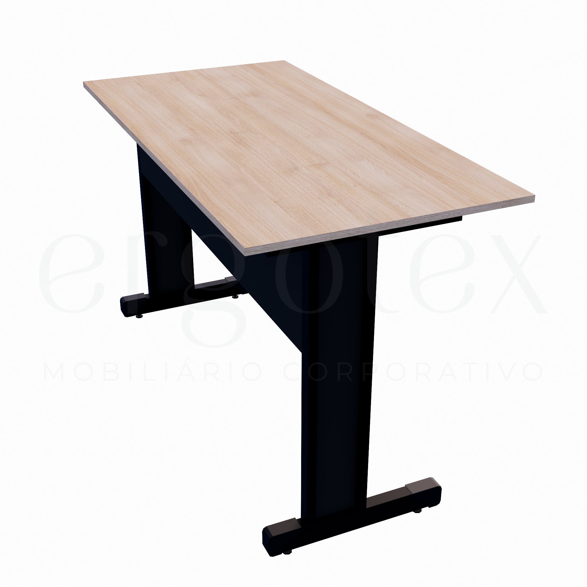 Mesa Reta Escritorio Tampo 15mm
