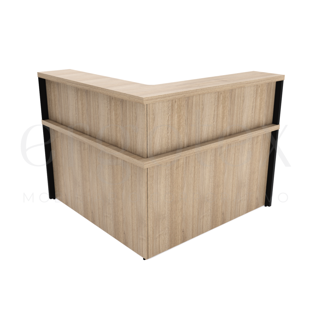 Balcao de Atendimento em L Tampo 30mm