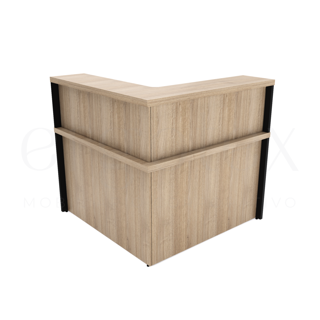 120 Balcao de Atendimento em L Tampo 40mm