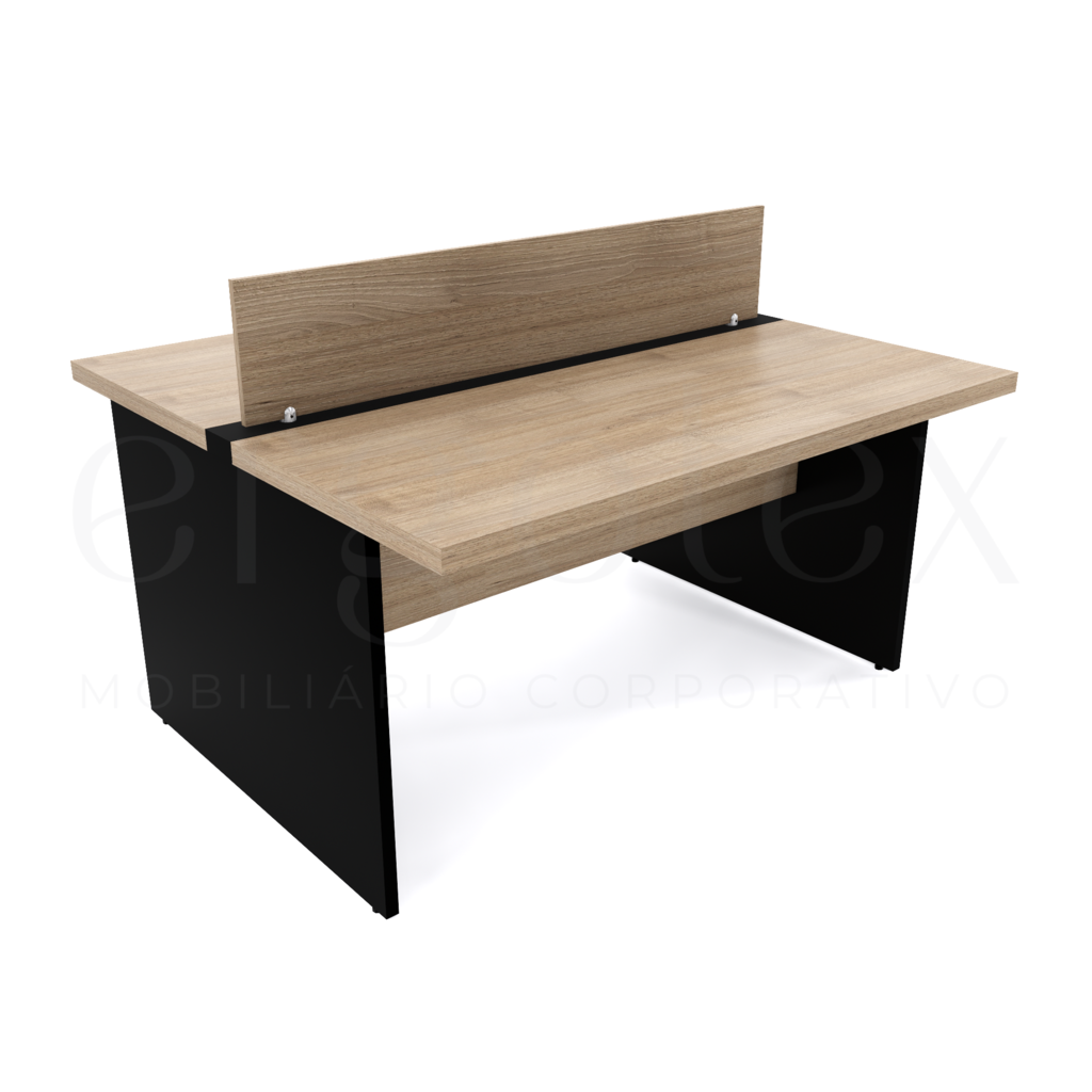 140 Plataforma de Trabalho 2 Lugares Tampo 40mm