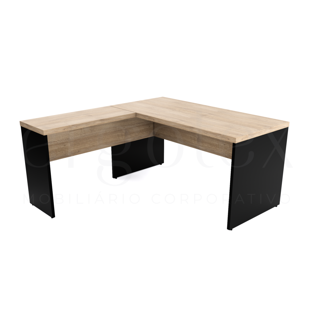 150 Mesa em L Escritorio Tampo 40mm