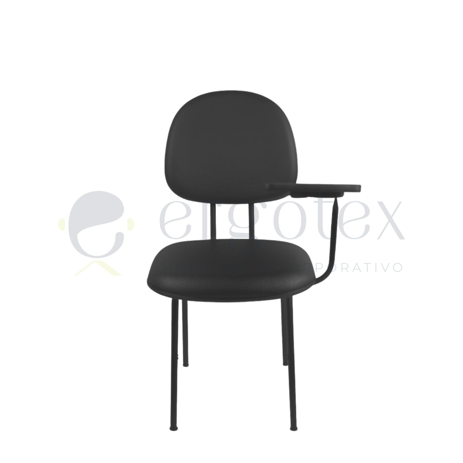 Cadeira Universitaria Executiva Prancheta Fixa sem Porta Livros