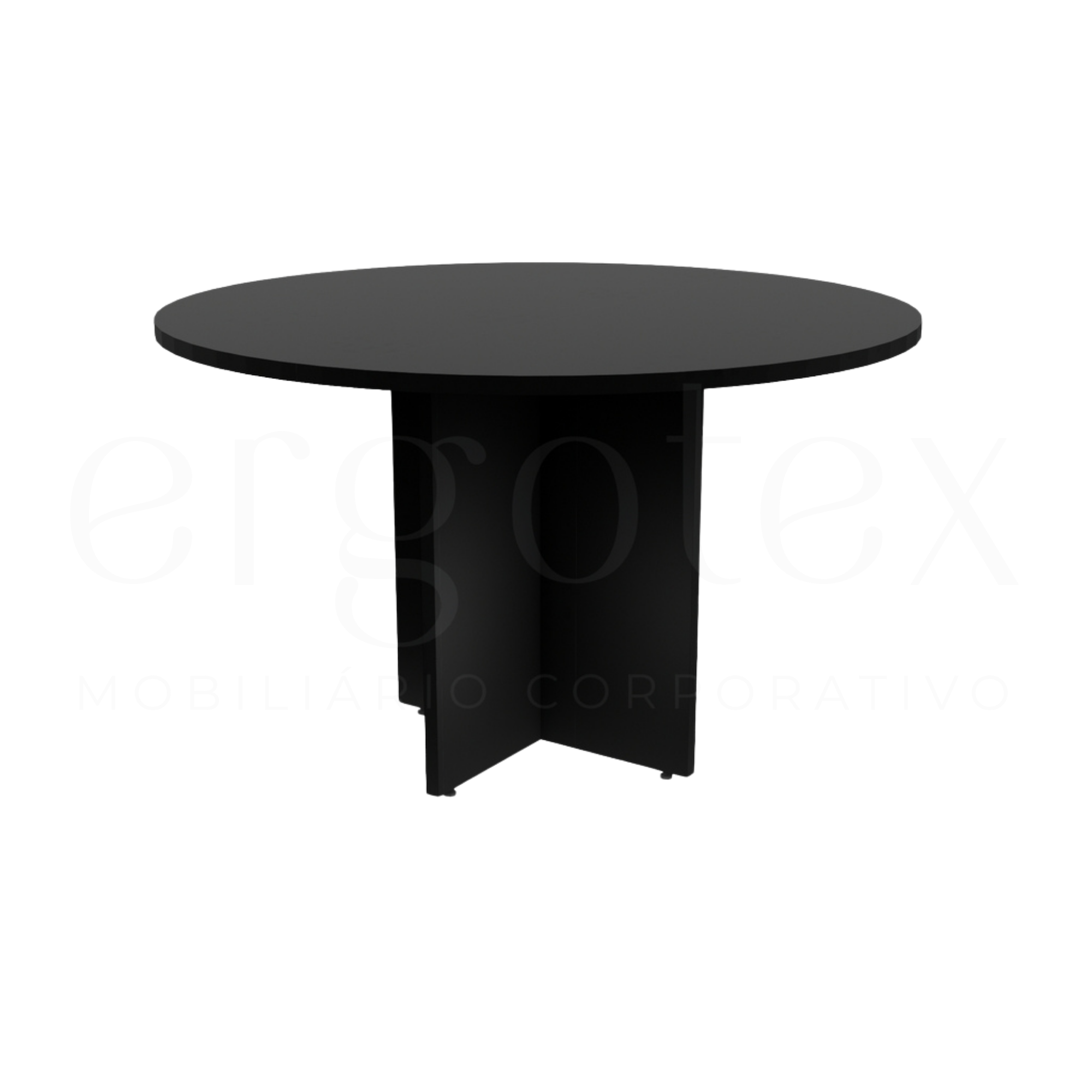 Mesa Reunião Redonda Tampo 25mm