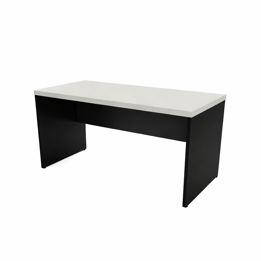 Mesa Reta Pé Painel Tampo 30mm