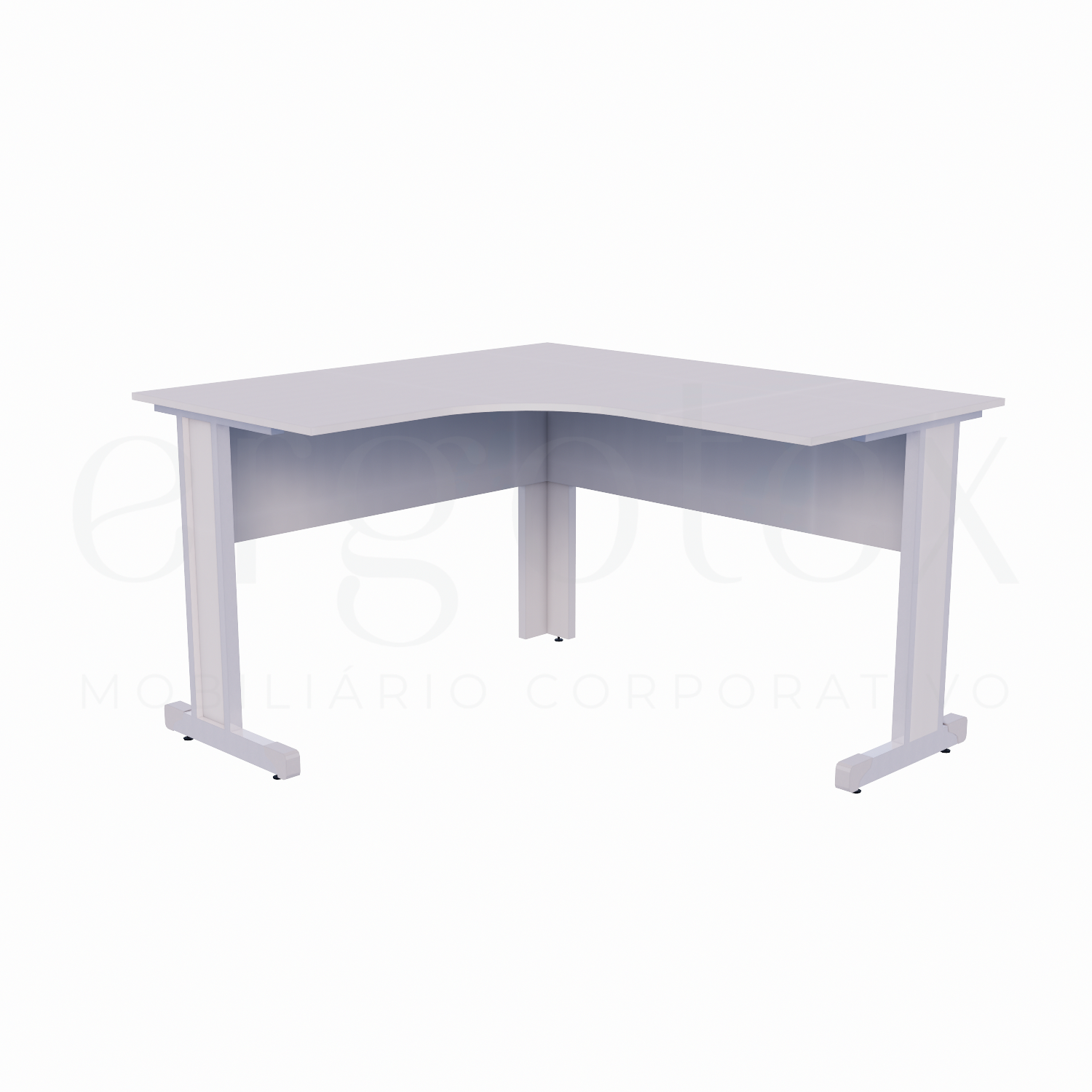 Estação de Trabalho Pé Metalico Soft 15mm